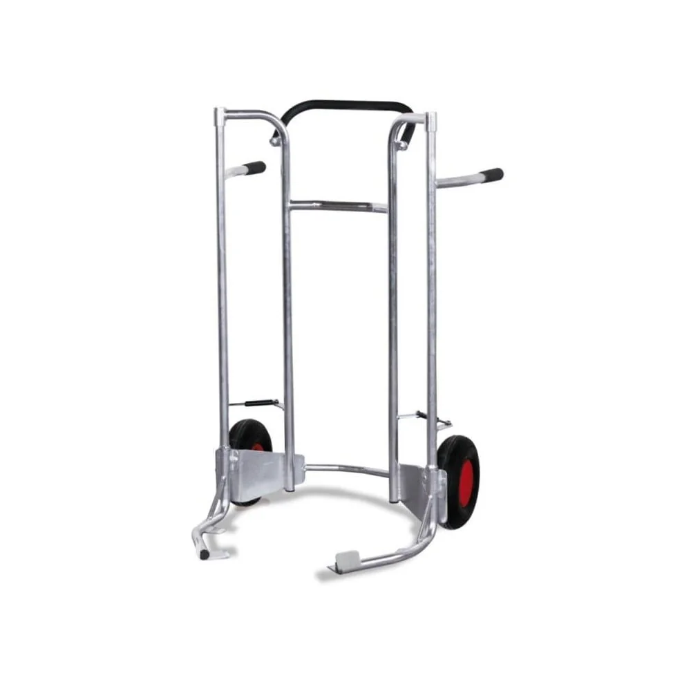 "Reifenkarre, 200 kg Traglast, verzinkt, Vollgummibereifung image"