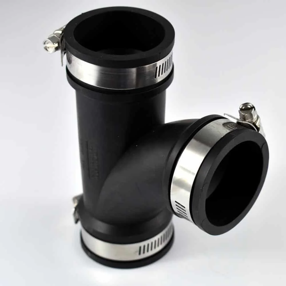 "Flexibles T-Stück, Flexible Fittings, Rohrverbinder T-Stück, 1 1/2" / 50mm image"