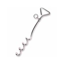 Spiralhering, Metall, 40 cm, verchromt