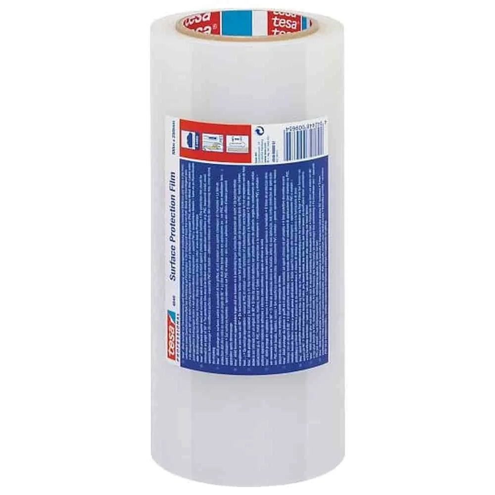 "Oberflächenschutzfolie, Schutzfolie transparent, PE Folie, 125 mm x 100 m image"