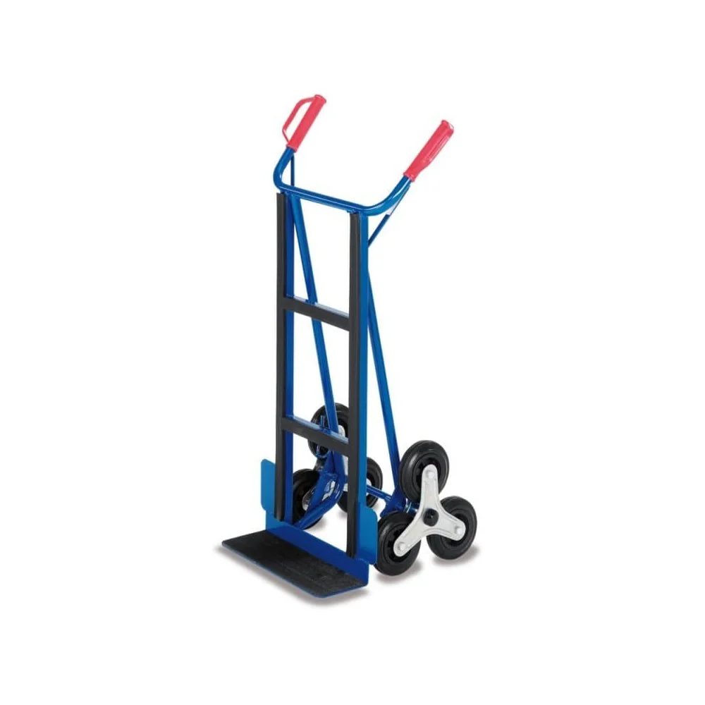 "Gerätekarre 250 kg, Stahlrohr, Radsterne, Gummibereifung image"