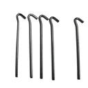 Zeltpflöcke, 5er Set, Dreikant, 30 cm, verzinkt