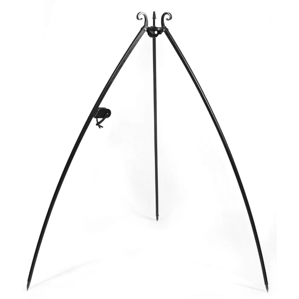 "Grill Dreibein mit Kurbel 200cm, Naturstahl image"