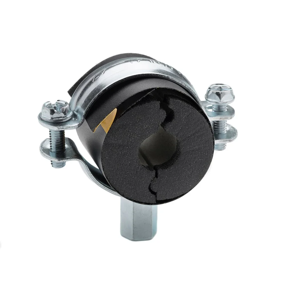 "Rohrisolierung, Isolierschelle mit Rohrträger, 28x19mm, druckfest image"