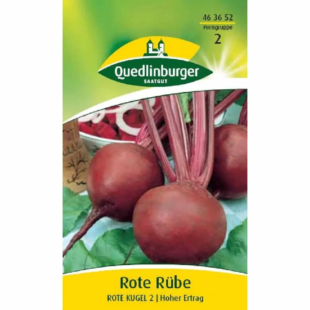 "Rote Bete Samen, Rote Rüben, Saatgut Rote Kugel image"