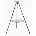 Schwenkgrill, Dreibein Schwenkgrill, Grillrost Edelstahl 80cm, Schwenkgrill Set, Grill mit Dreibein