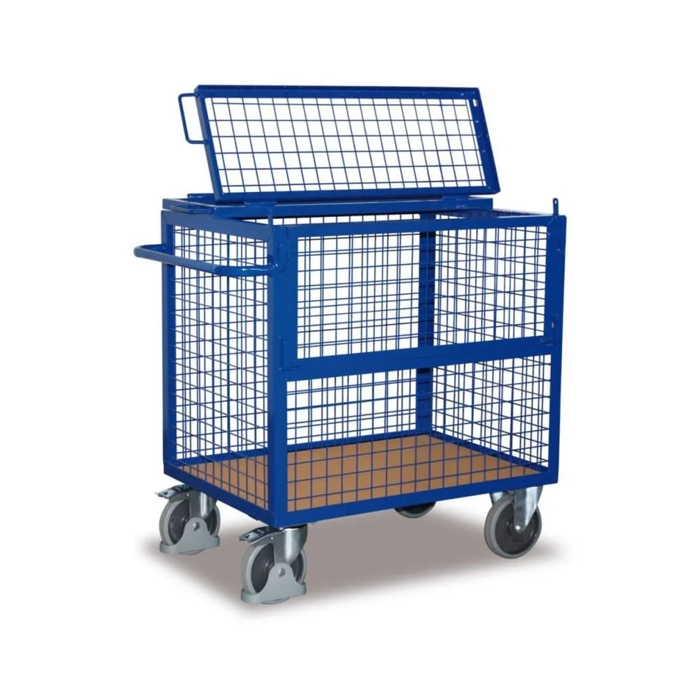 "Drahtgitterwagen mit Deckel, Kastenwagen, Typ L, EasySTOP image"