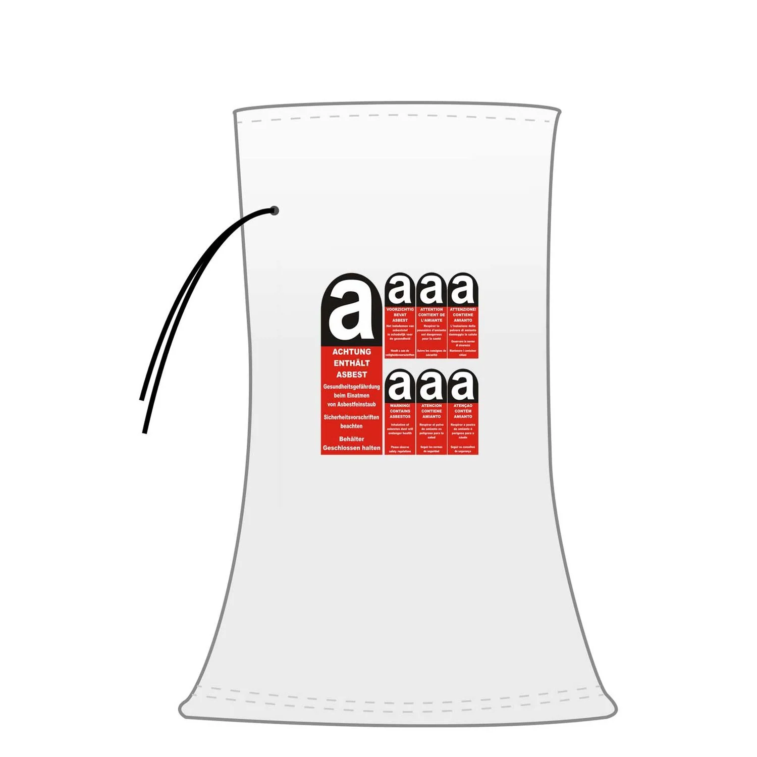 "KMF Sack, Mineralwolle Sack, Asbest Sack, 140x220cm, Entsorgung image"