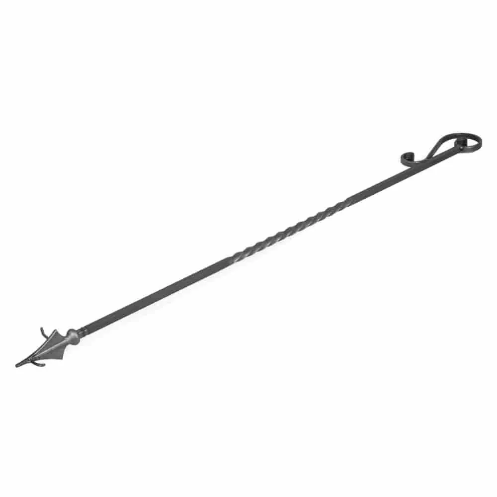 Feuerschale Zubehör, Schürhaken, Grillhaken, 100cm, Naturstahl