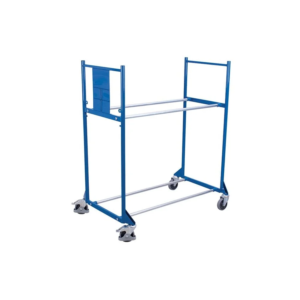 "Reifenwagen 300 kg mit 2 Etagen thermoplastische Gummibereifung 1205 x 780 x 1430 mm image"