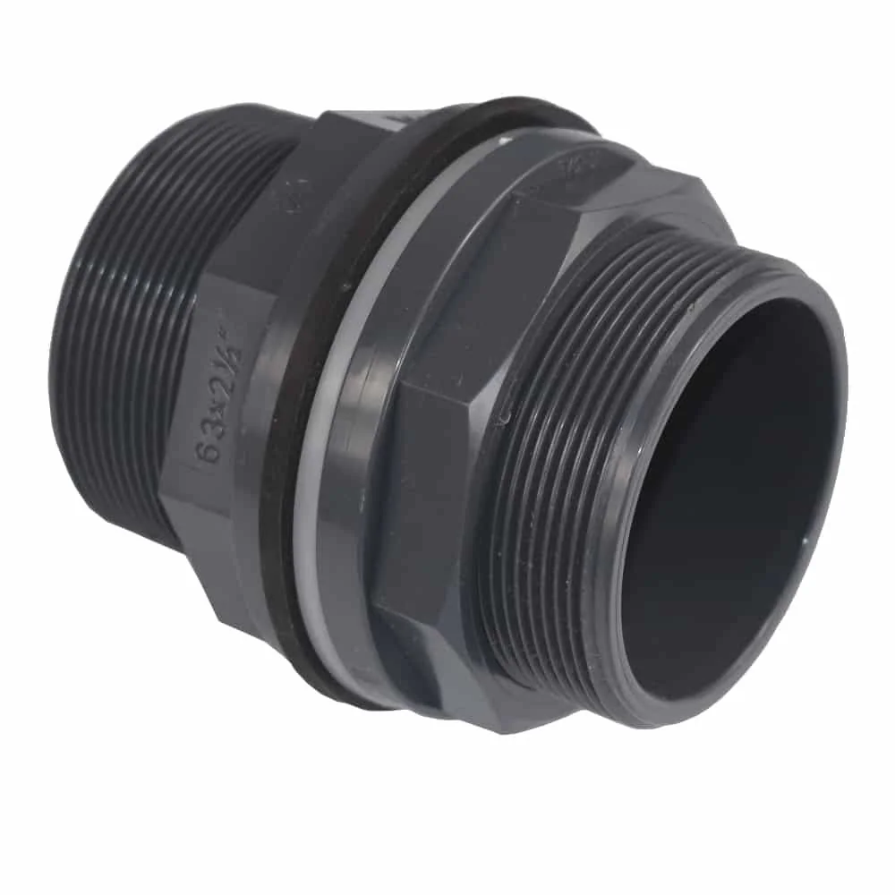 "PVC Durchführung, Klebemuffe Außengewinde, 63mm, PN10 image"