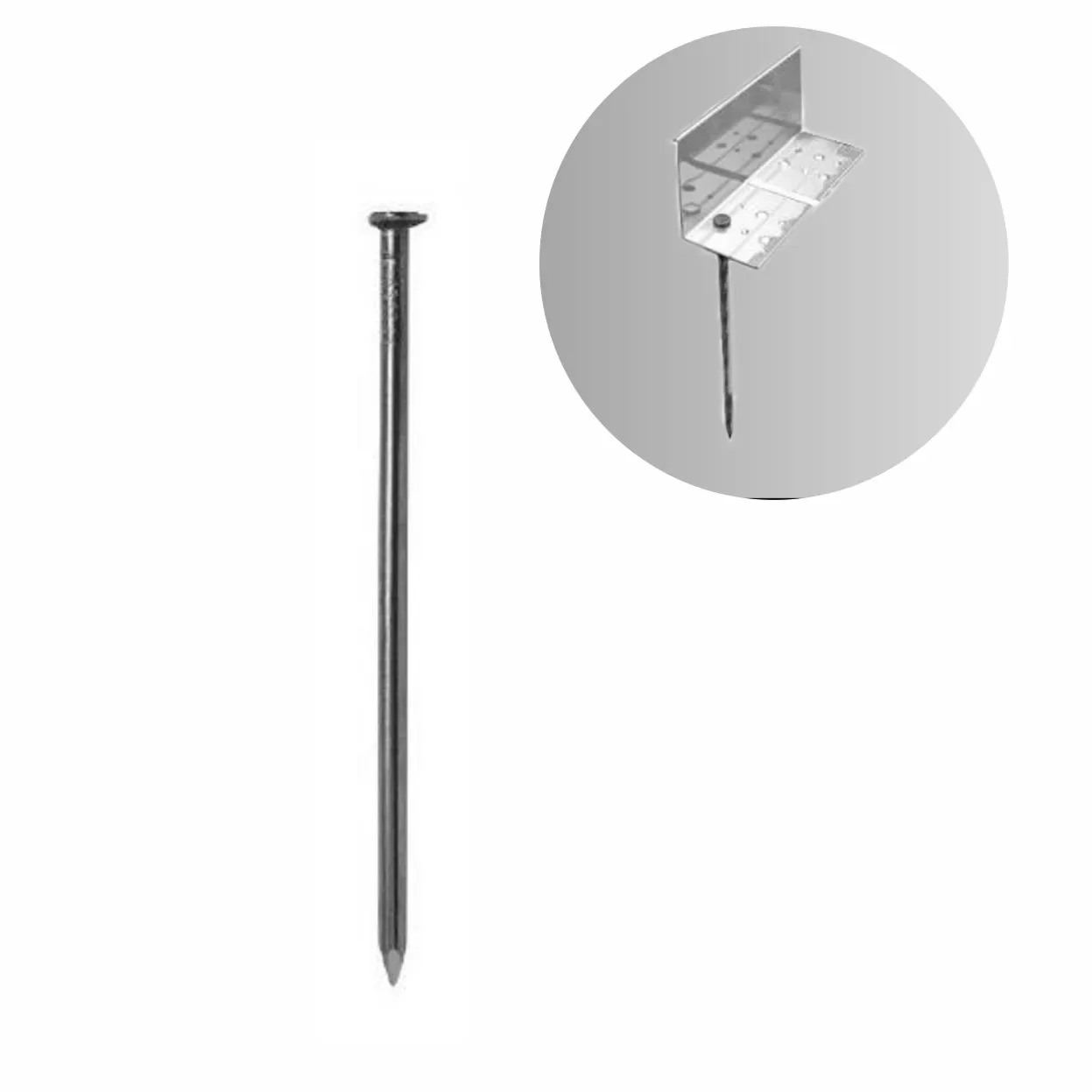 "Erdanker Stahl 250mm x 7mm | Bodenanker | Erdnägel image"