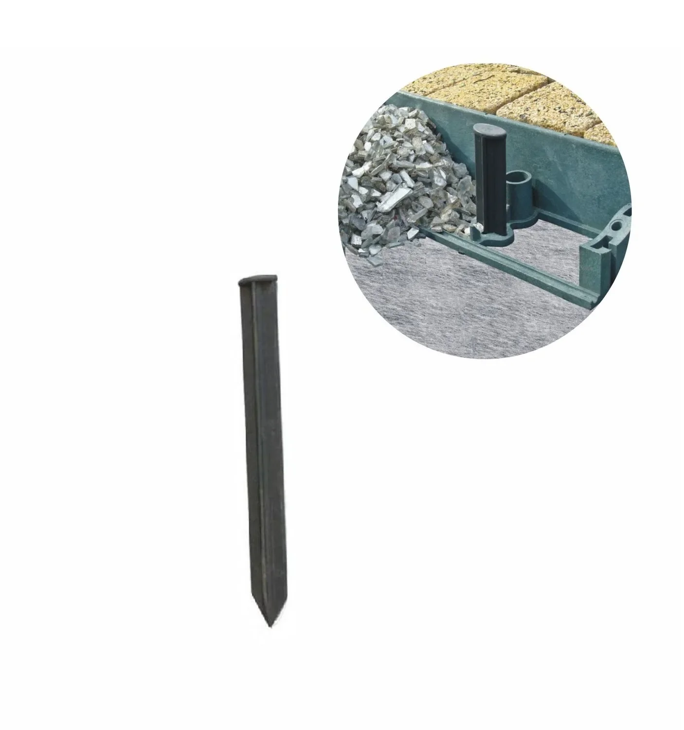 "Kunststoffanker 25cm x 3cm | Bodenanker | Erdnägel image"