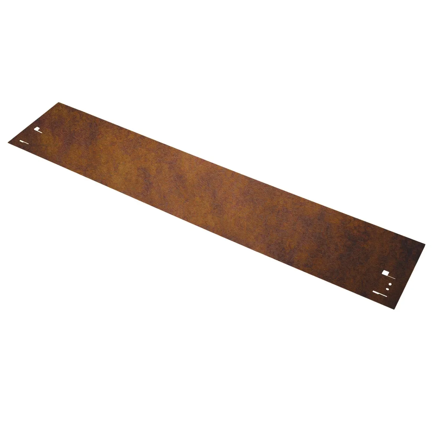 "Rasenkante Cortenstahl 70 cm lang, 13,5 - 18,5 cm hoch, Beeteinfassung, Beetumrandung - Metall feuerverzinkt, Breite: 18.5 cm image"