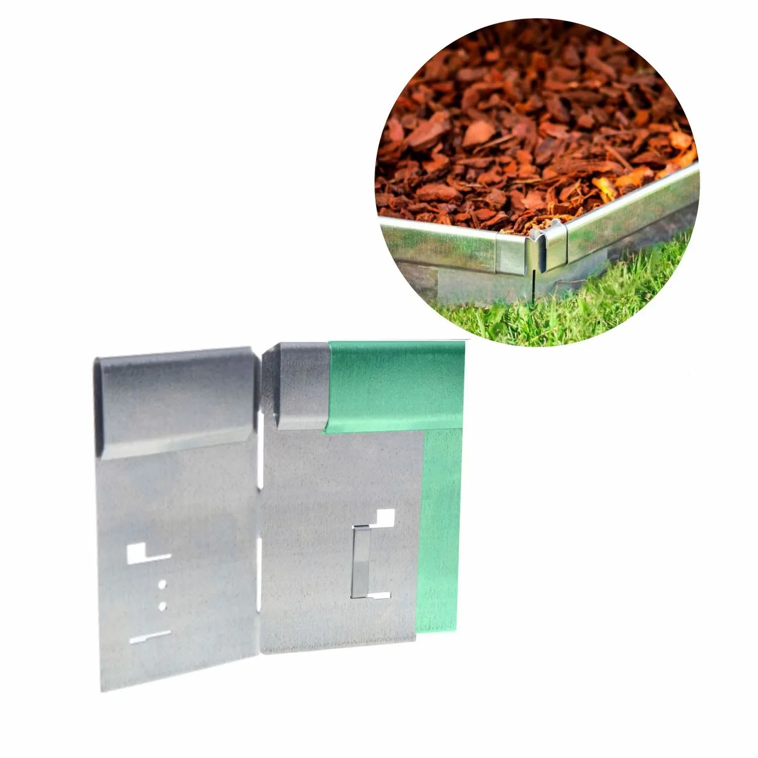 "Ecke für Rasenkante Exklusiv Teil 1 8x8x14,8 cm | Rasenkanten | Beeteinfassung | Beetumrandung | Beetbegrenzungen image"