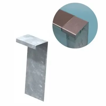 "Stoßverbinder für Schneckenzaun | Schneckenblech | Schneckenschutz | Schneckenabwehr, Color-GS: ohne Farbe image"