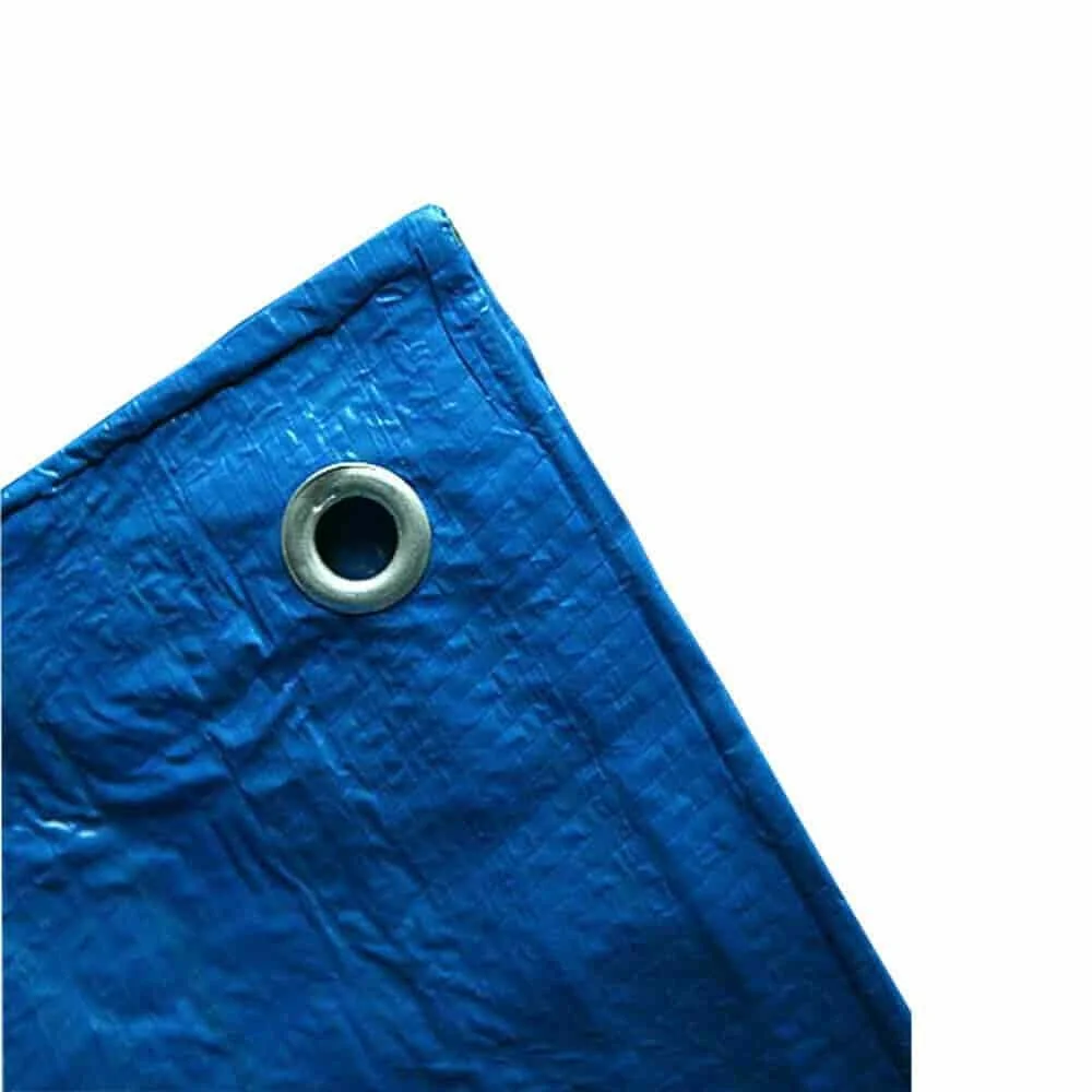 "Gewebeplane 4x5, blaue Plane, 20m², Abdeckplane, Bauplane, Schutzplane image"