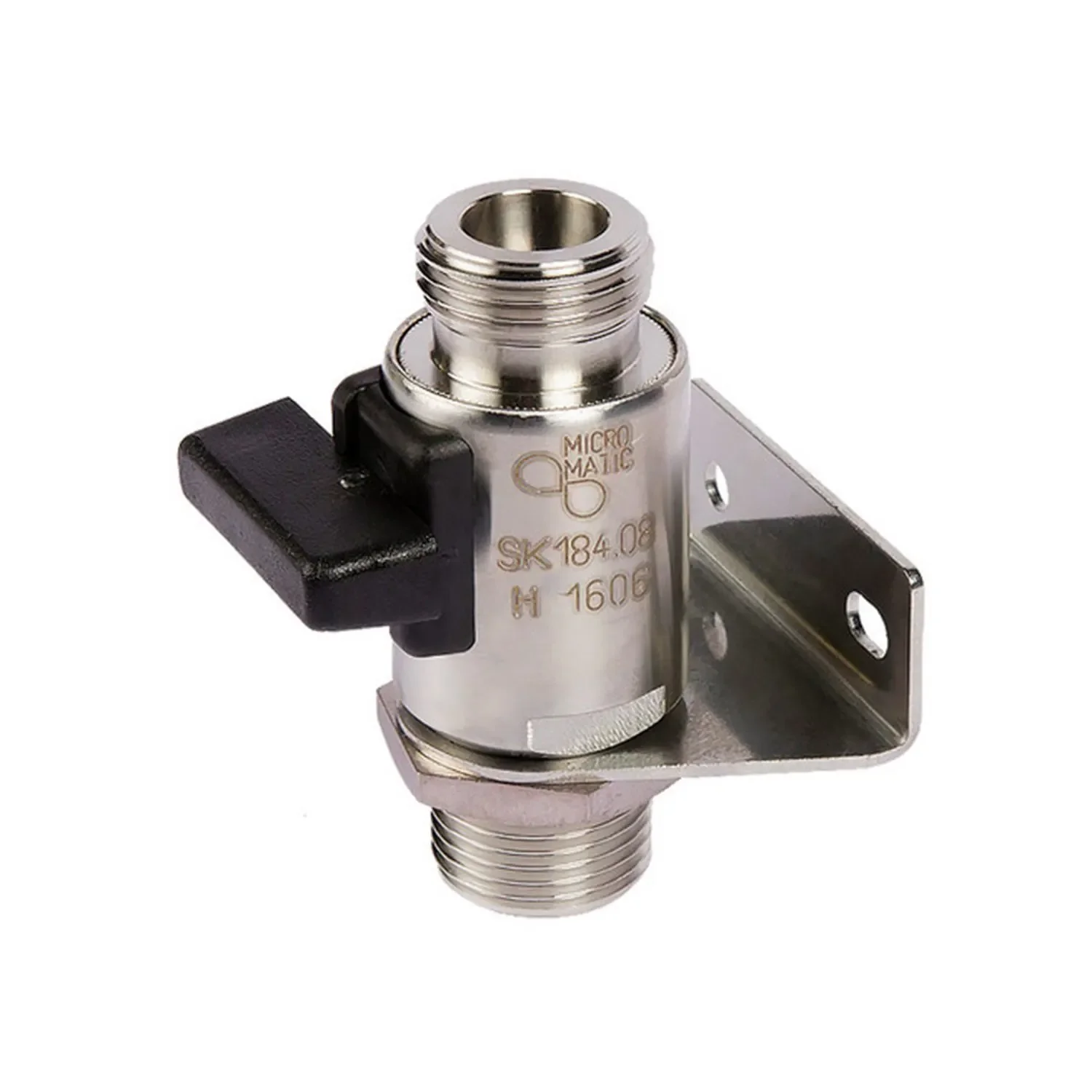 "Wandhalter mit Abstellhahn für Bierzapfanlagen, 5/8 Zoll, NW: 7 mm image"