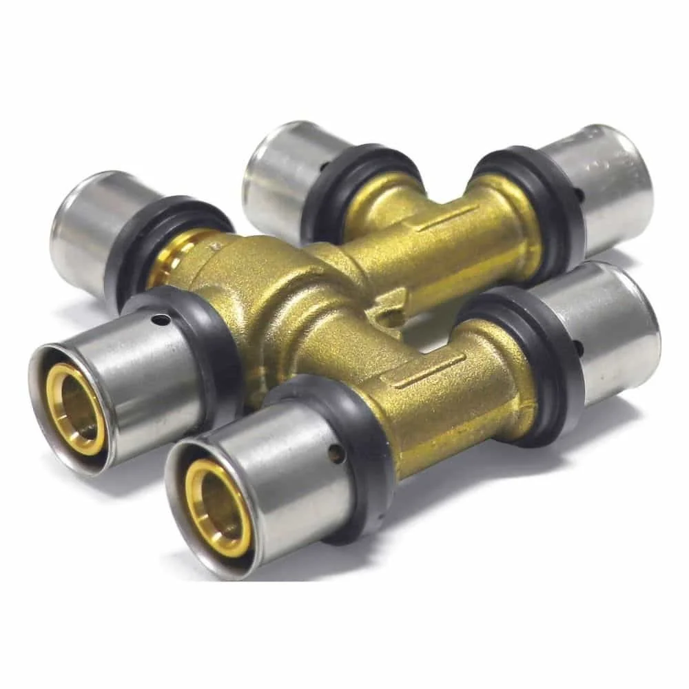 "Pressfitting kreuzungsfreies T-Stück 16 x 2 - 16 x 2 - 16 x 2 image"