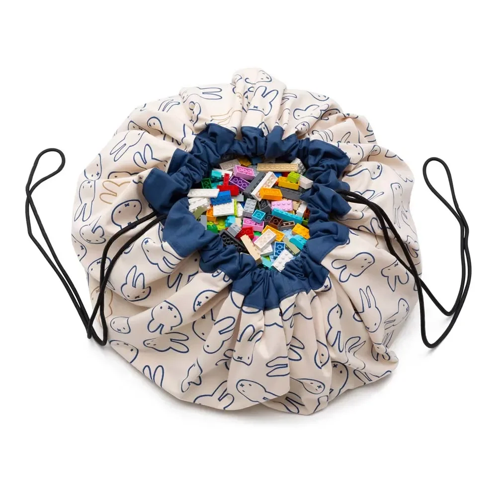 "Play&Go Spielzeugsack, Spielzeugkorb, Spielzeug aufbewahrungstasche, Farbe: Miffy Standard image"