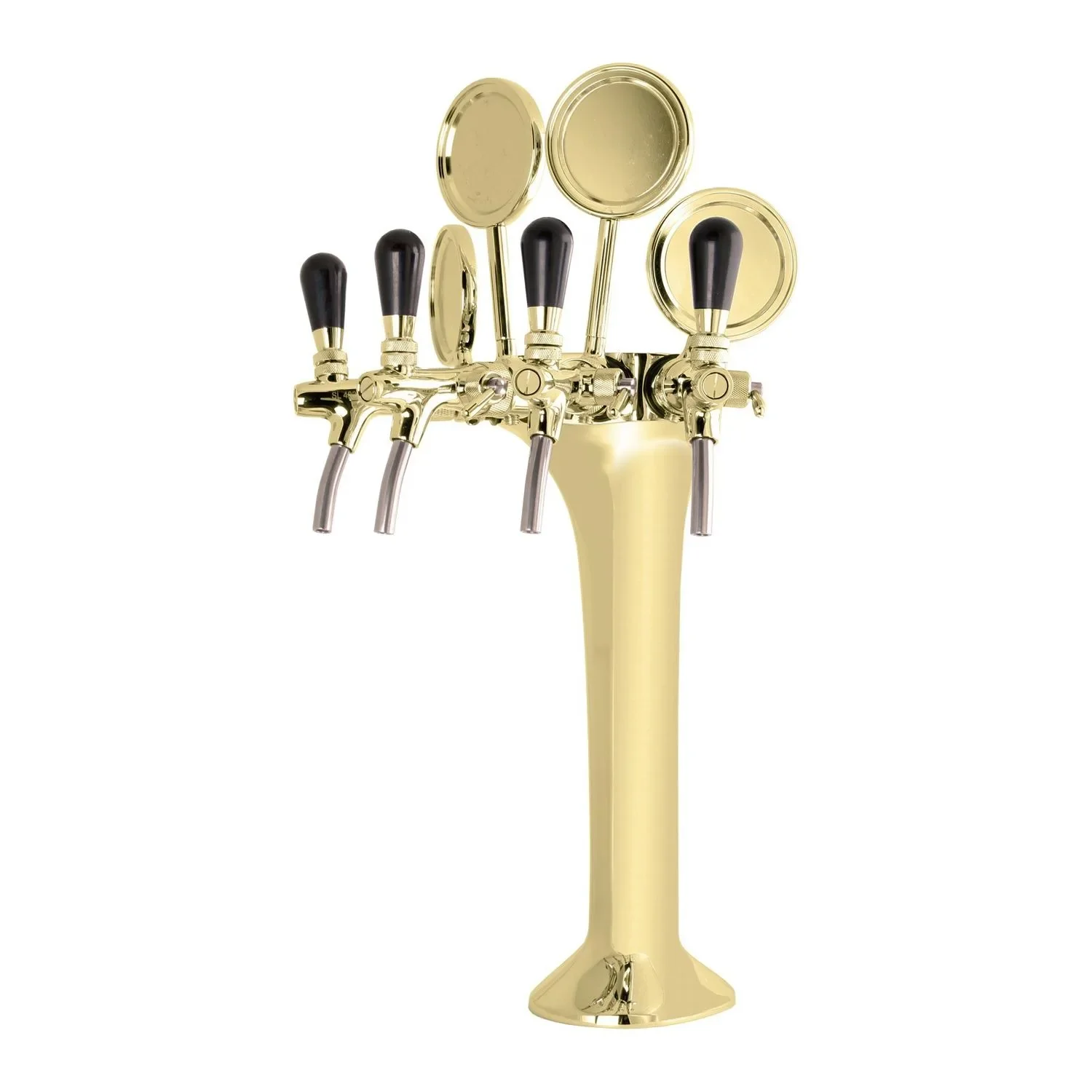 "Schanksäule, Bierzapfsäule 4-leitig - Elegante & Hochwertige für Bars & Restaurants, "Topp-Qualität!" image"