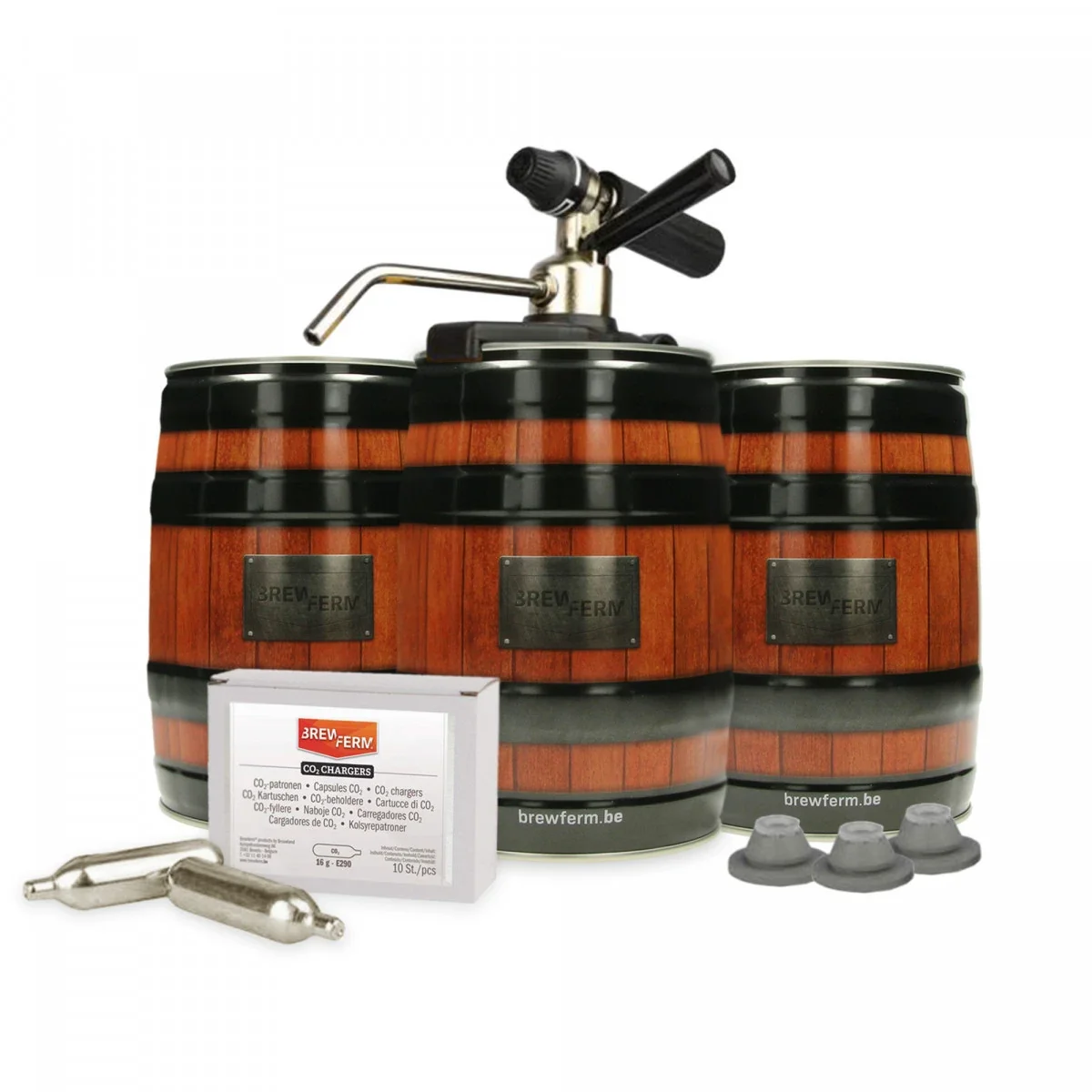 "Starterpaket Brewferm Kleine bierfässer, Partyfässer - mit Party Star Deluxe image"