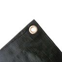 Abdeckplane grün, 280 g/m², 3,5 x 6 m (21m²), Gewebeplane