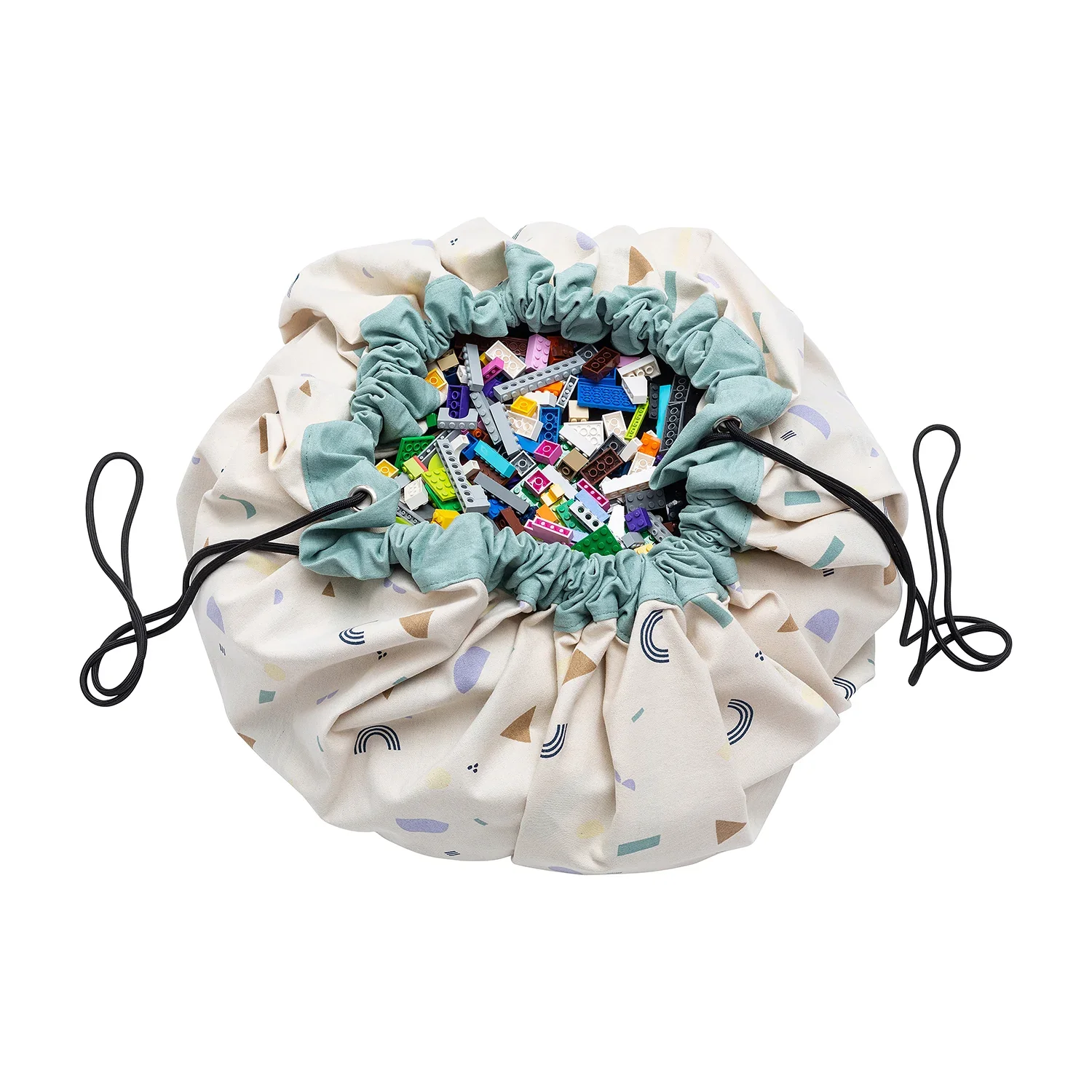 "Play&Go Spielzeugsack, Spielzeugkorb, Spielzeug aufbewahrungstasche, Farbe: Tieralphabet image"