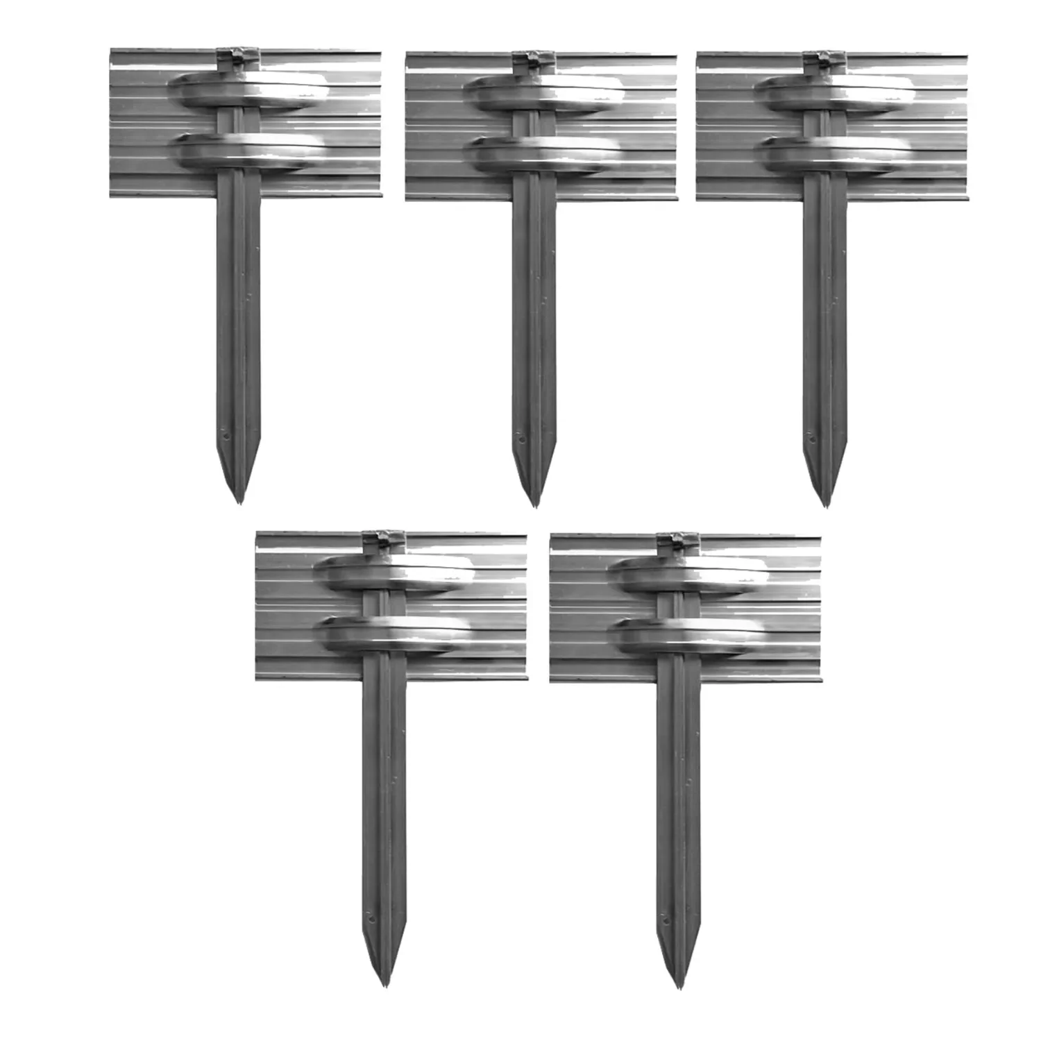 "5er Set Erdanker Set für Green Universe Rasenkante 10cm Höhe | Bodenanker | Erdnägel image"