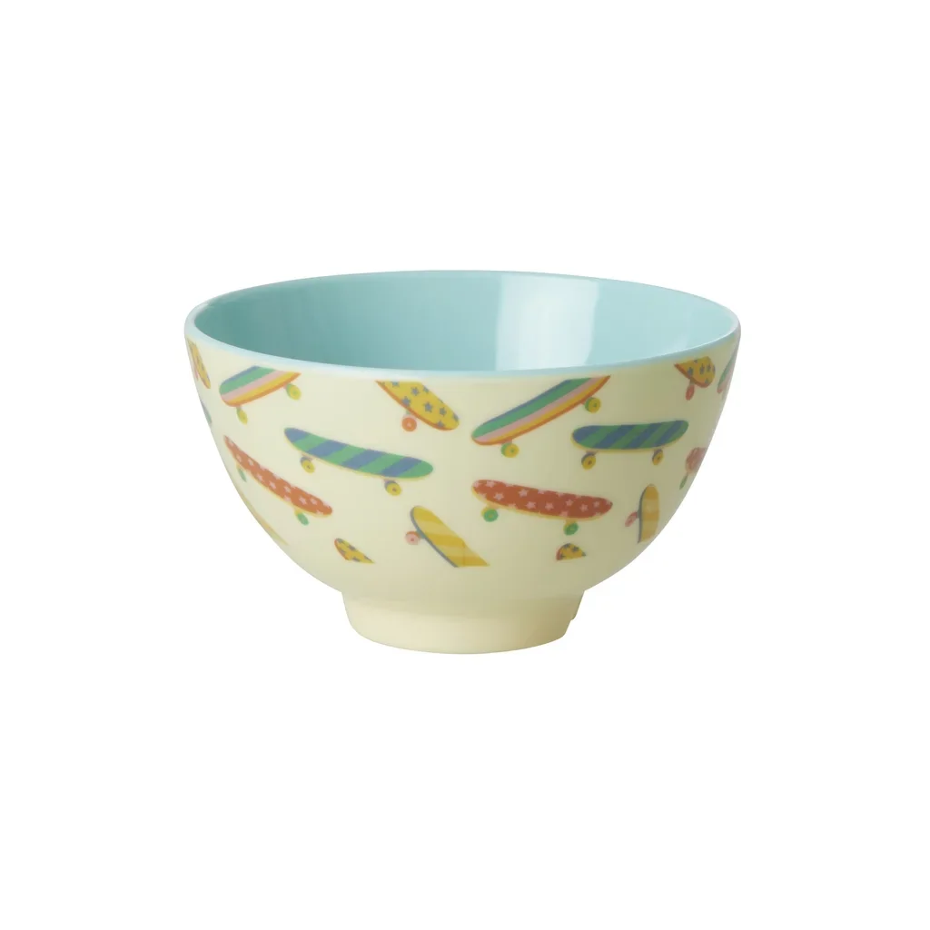 "RICE Teller, Schüssel - Skateboard Print, Melamin, Größe: klein image"
