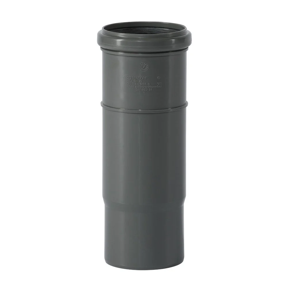 "HT Rohr 75, Langmuffe DN75, Abwasserrohr, Schallschutz image"