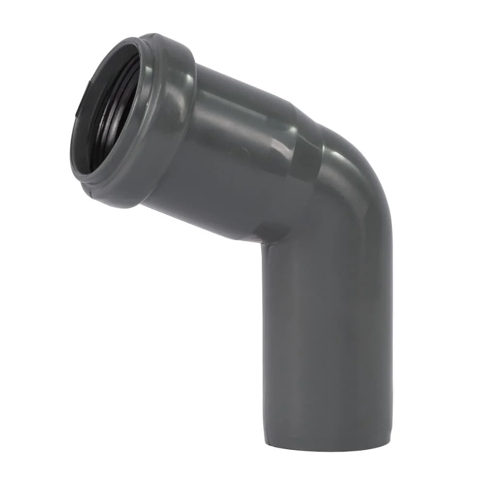 "HT Bogen 90, Abwasserrohr Bogen, HTsafeB, DN 90, 67 Grad image"