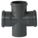 HTsafeDA Doppelabzweig DN/OD 90/90/90 87 Grad