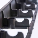 Rasenkante, Beeteinfassung, 6cm x 100cm, schwarz, kunststoff, flexibel