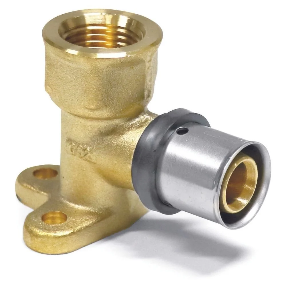 "Pressfitting Wandwinkel einfach 20 x 2 - 1/2" IG 52 mm image"