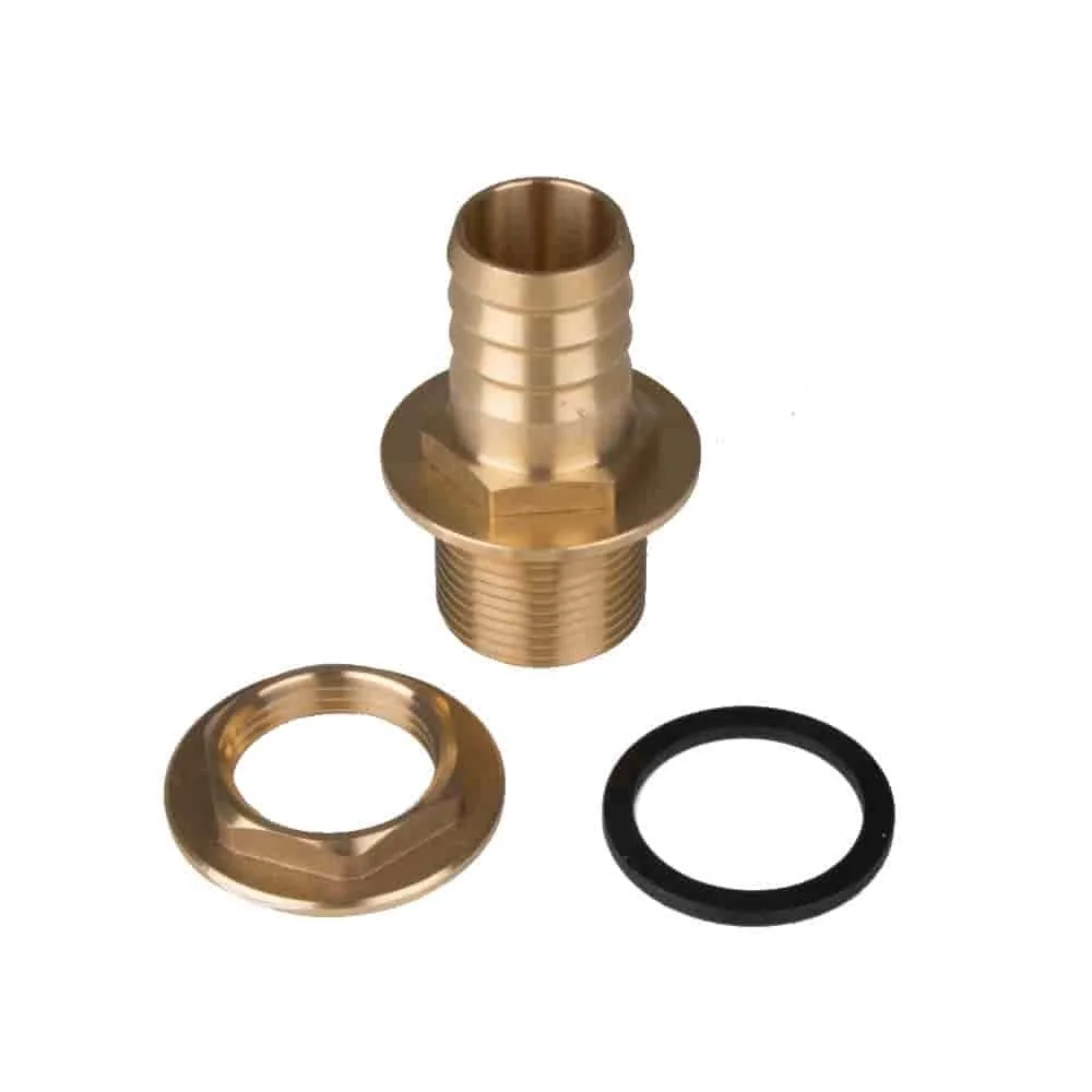 "Regentonnen Verbinder Set, Tank Durchführung, 1 Zoll, 25mm Schlauchtülle, Regentonnenzubehör image"