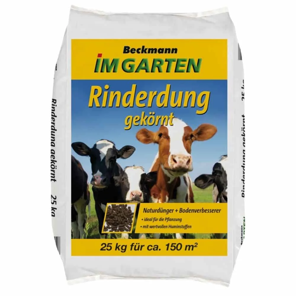 "Rinderdung gekörnt 25 Kg BIO Anbau geeignet image"