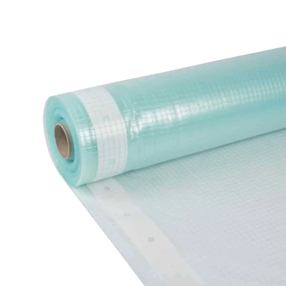 "Gitterfolie, Gewächshausfolie, 4m Breite x 10m, reißfest und UV-stabil image"