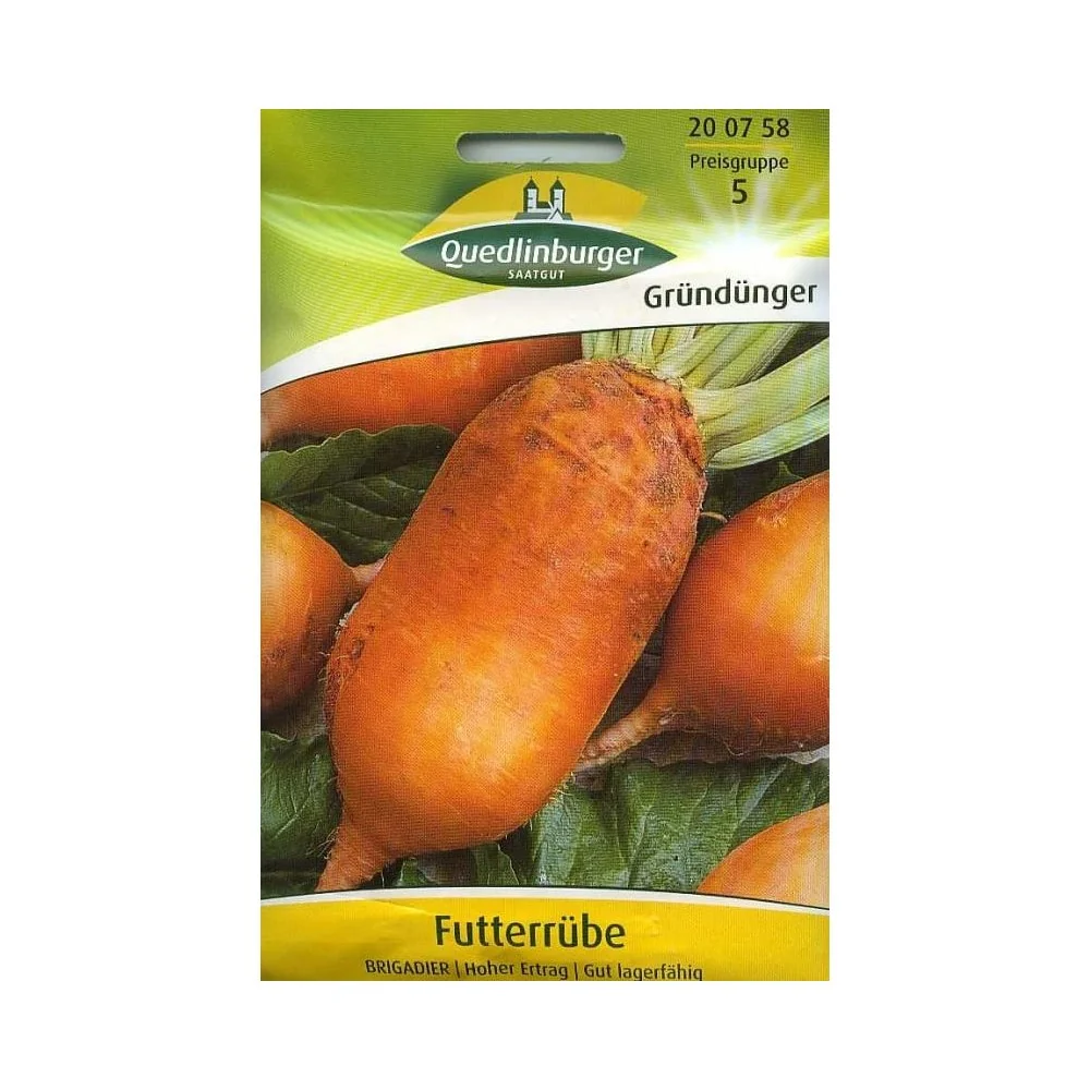 "Runkelrübe, Futterrübe Brigadier, Rüben Saatgut 25g image"