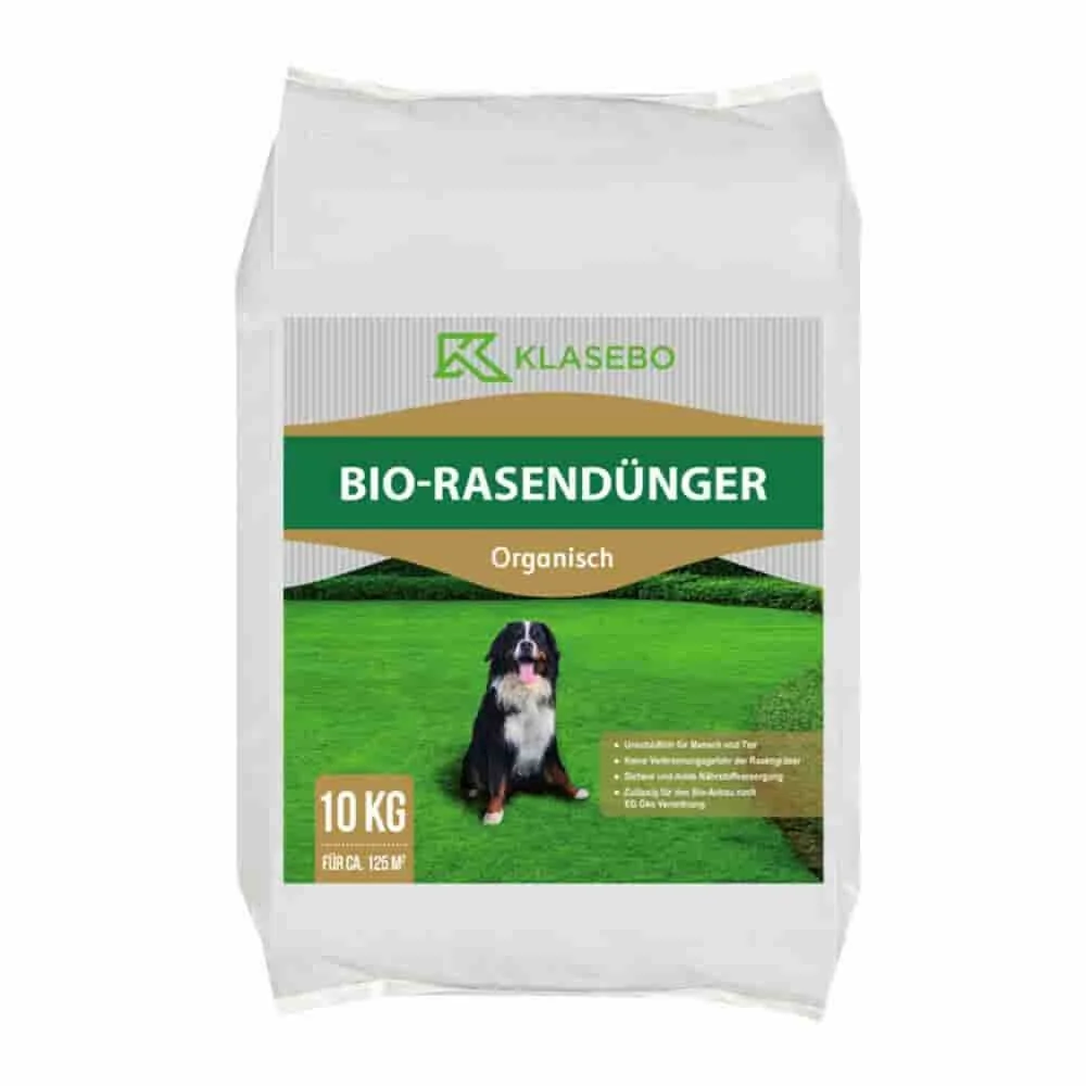 10.5 kg Organic Lawn Fertilizer, NPK 8+3+6, Natural Grass Food for Lush Green La
