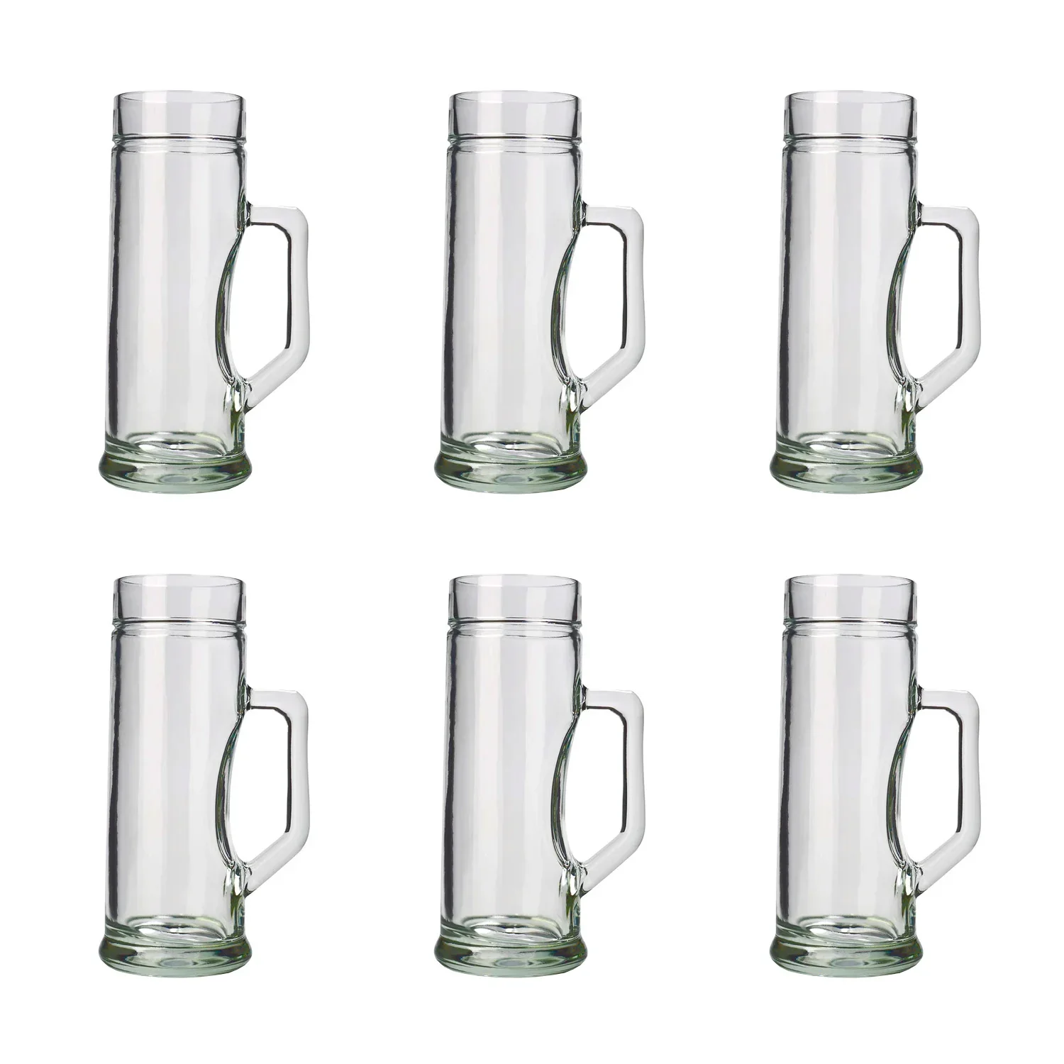 "Bierglas, Bierkrug, Maßkrug, Bierseidel 6er Set Biergläser, Premium, Glatt - 0,3 Liter image"