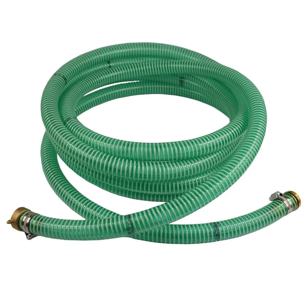 "1"/25mm Saug- + Druckschlauch mit 1" AG Schlauchtülle + 1" IG 2/3 Verschraubung 2m image"