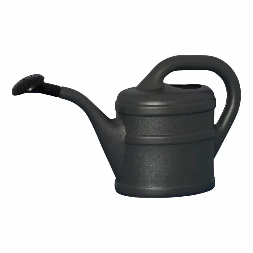 "Gießkanne, 2l, Anthrazit, Kunststoff, Blumengießkanne image"