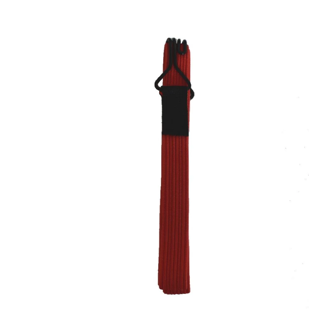 "Spanngummi mit Haken, Flaches Band, 150 cm, Rot, Extra Stark image"