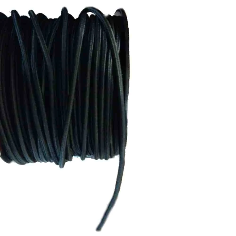 "Expanderseil 6mm, Schwarz, 15 Meter, Gummiseil für Abdeckplane image"