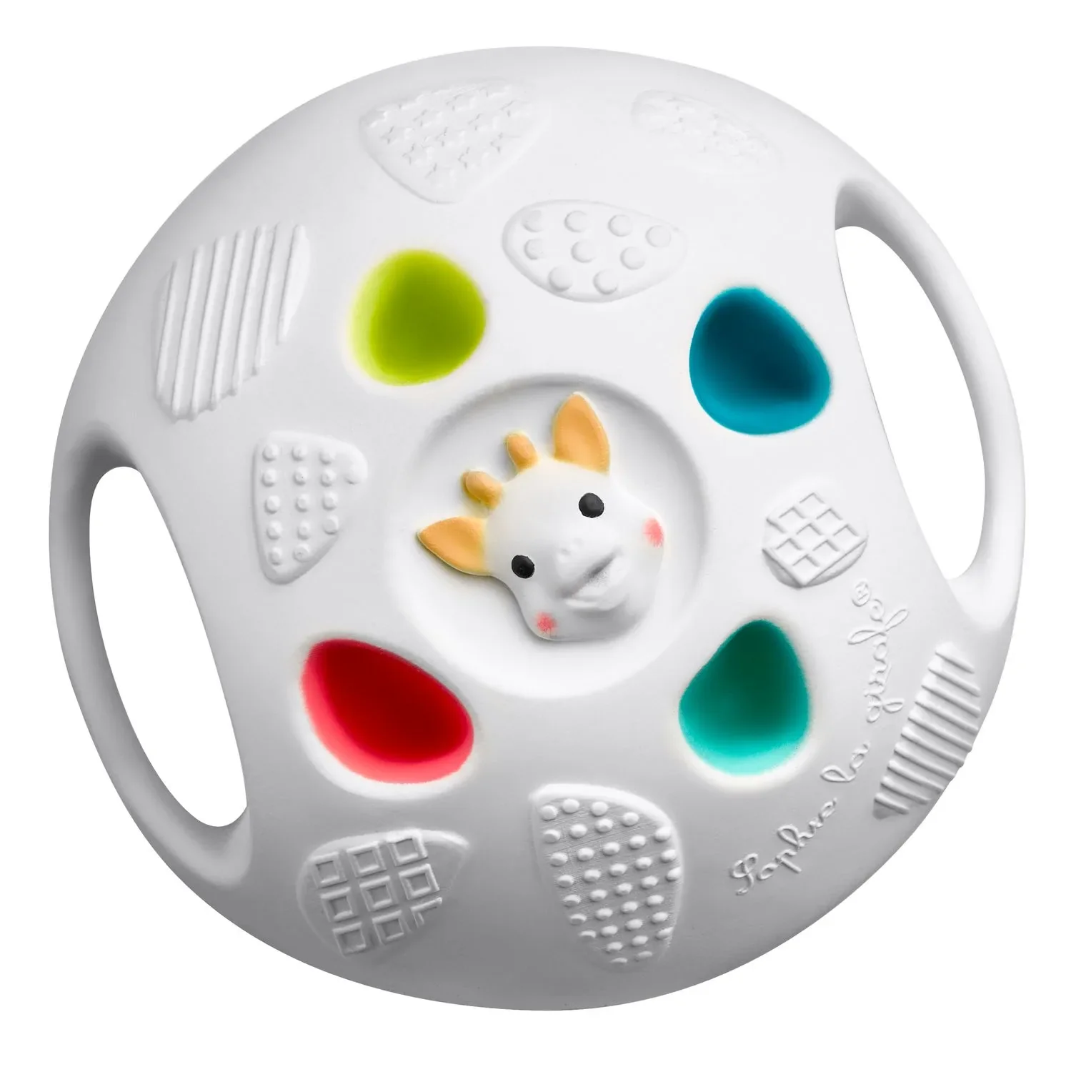 "Sophie la girafe Beißring, Ringrassel - So'Pure, Senso Ball, Naturkautschuk image"