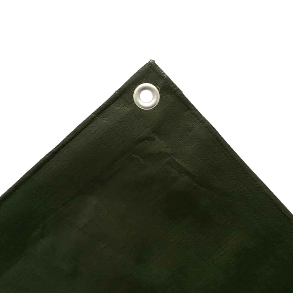 "Abdeckplane 210g/m², 6x10m grün, (60m²), wasserdicht und reissfest image"