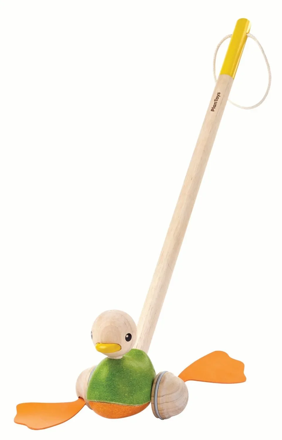 "Plan Toys - Schiebetiere - Schiebeente, Gummibaumholz image"