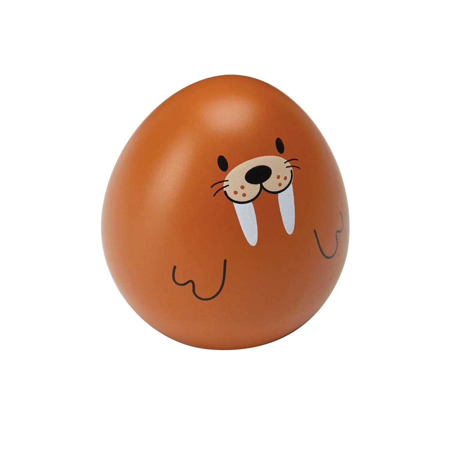 "Plan Toys - Stehaufmännchen, Motorikspielzeug - Walross, Gummibaumholz image"