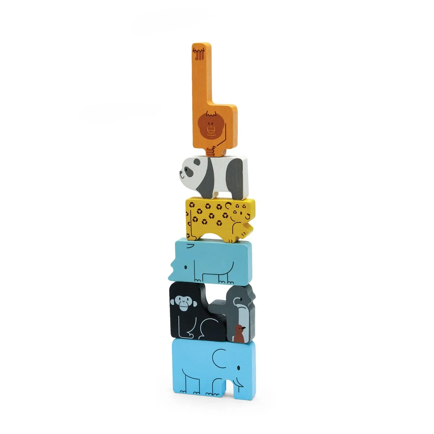 "Plan Toys - Rahmenpuzzle Tiere, Gummibaumholz image"